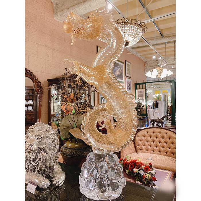 ZANETTI》ドラゴン オブジェ(ムラノガラス) | クラシック家具＆輸入