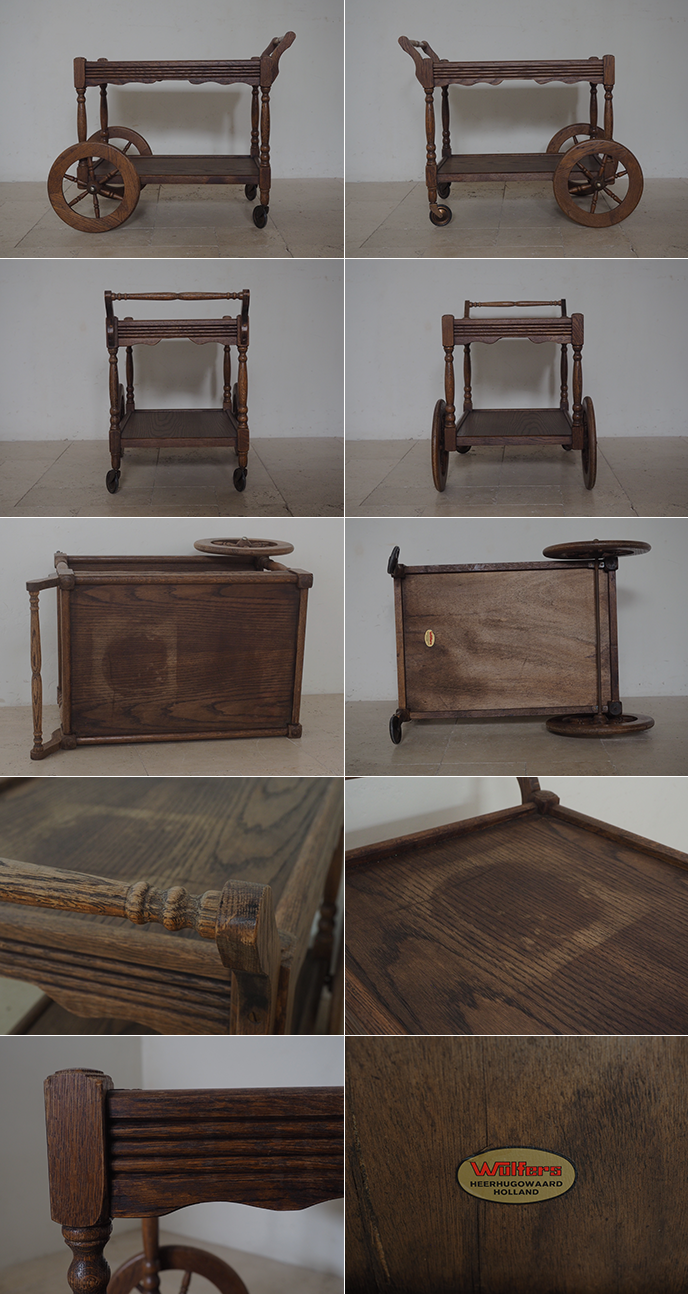 オランダ ヴィンテージ キッチンワゴン ティートロリー| MANSIKKA