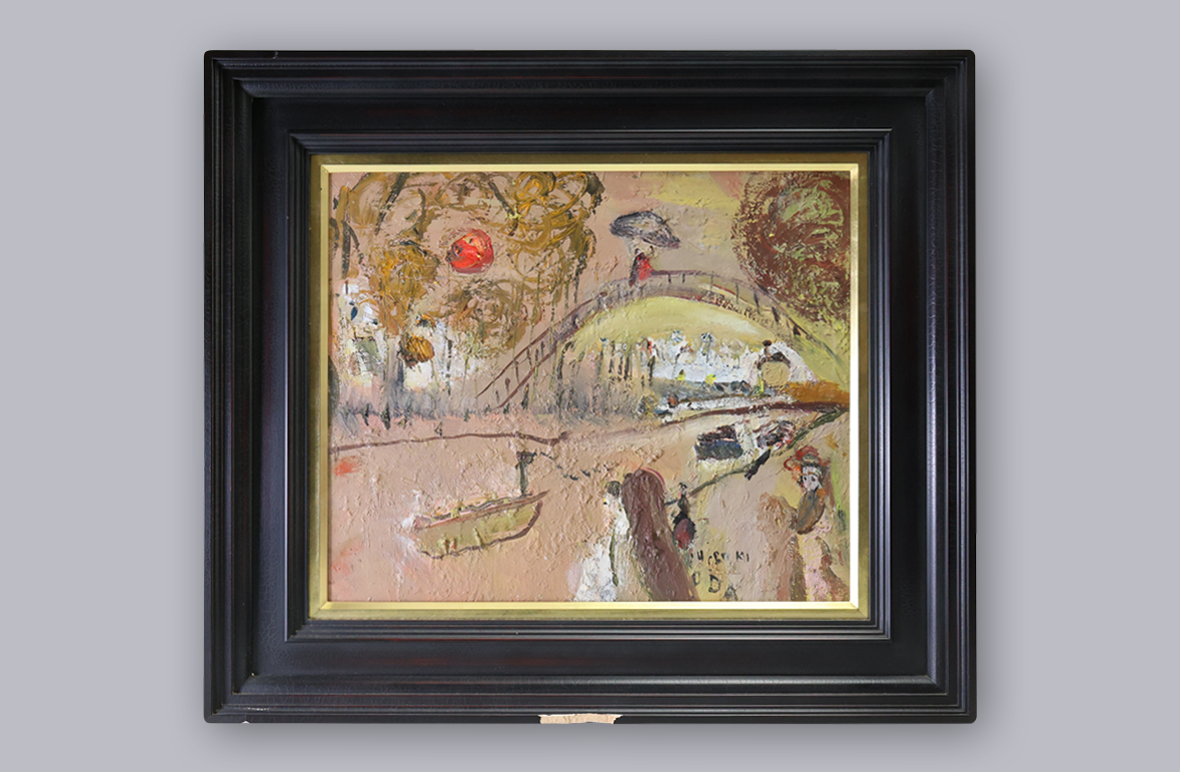 織田廣喜 油彩絵画 | 骨董品・美術品の買取 出張買取・鑑定対応