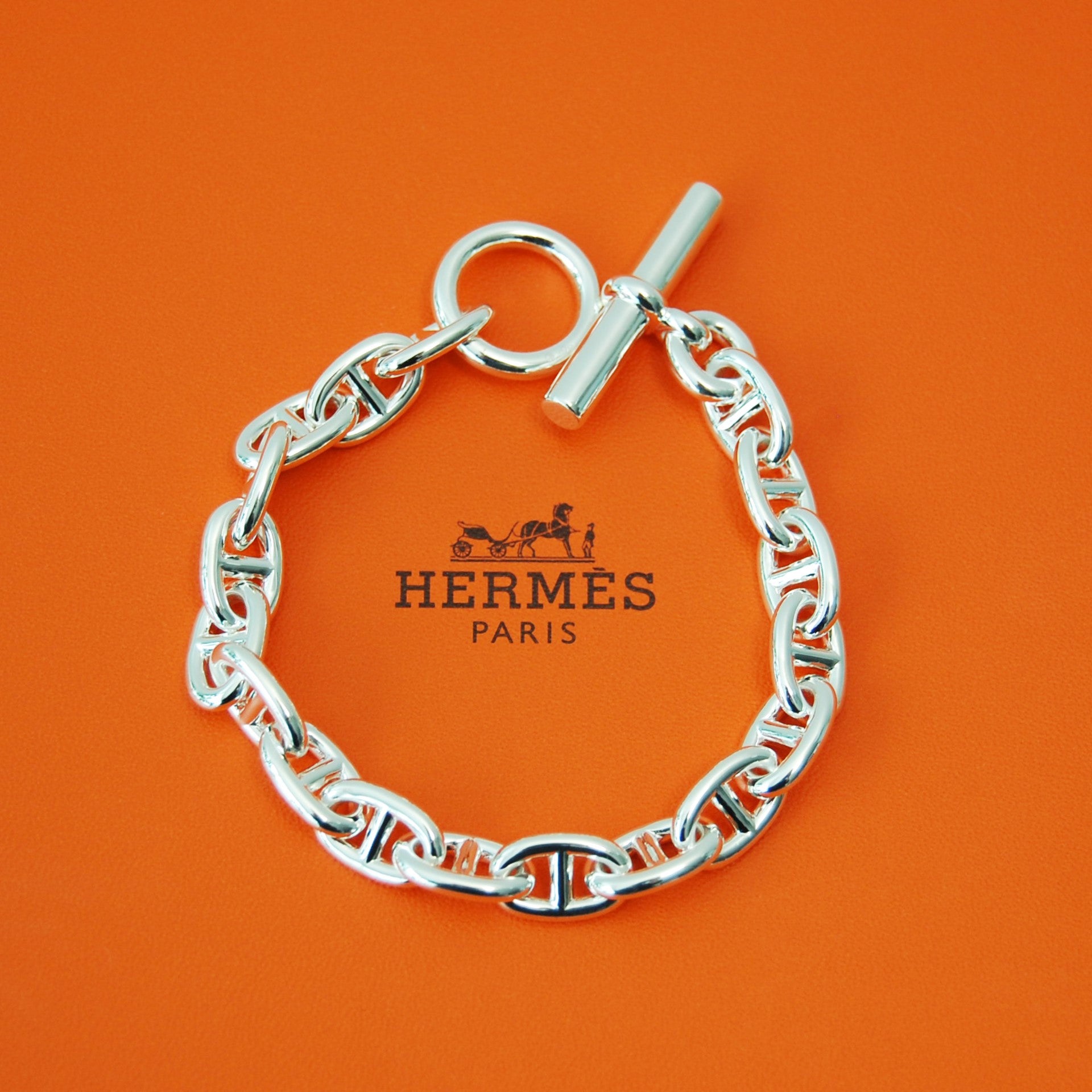 HERMES（エルメス） シェーヌダンクル mm 18 Silver H101994B 00018
