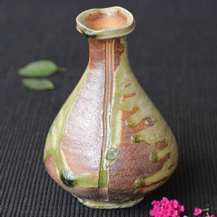 小島憲二 伊賀焼 徳利 酒器 桐箱