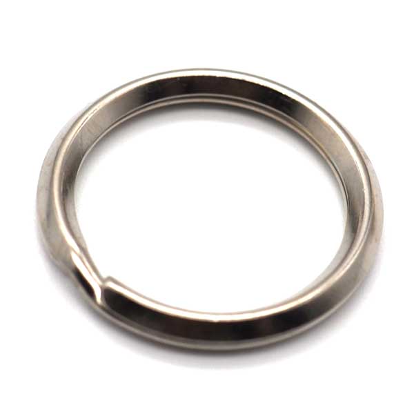 二重リング 二コイル キーリング 25mm内径×2.0mm線太 カクセン