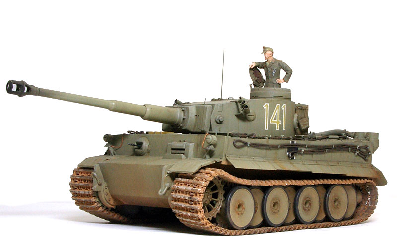 プラモ日記 » ドイツ重戦車・タイガー1極初期生産型 その14 完成!!