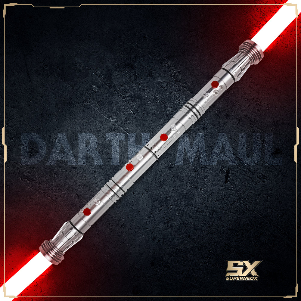 Darth Maul Double Bladed Replica/Weathered Lightsaber – SUPERNEOX®