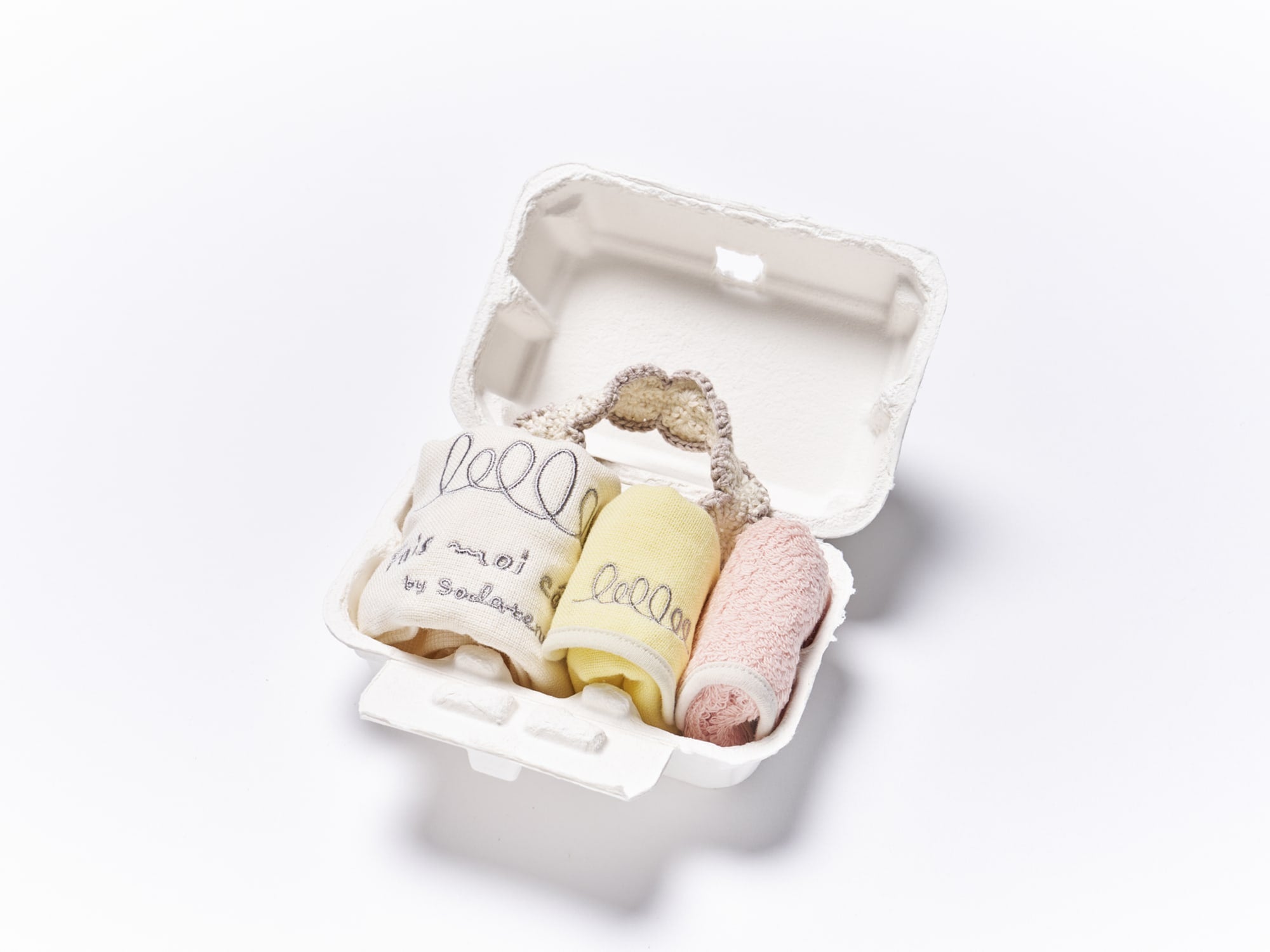 Fais moi calin！ little baby mini＋doudou (スタイハンカチ＋ミニ