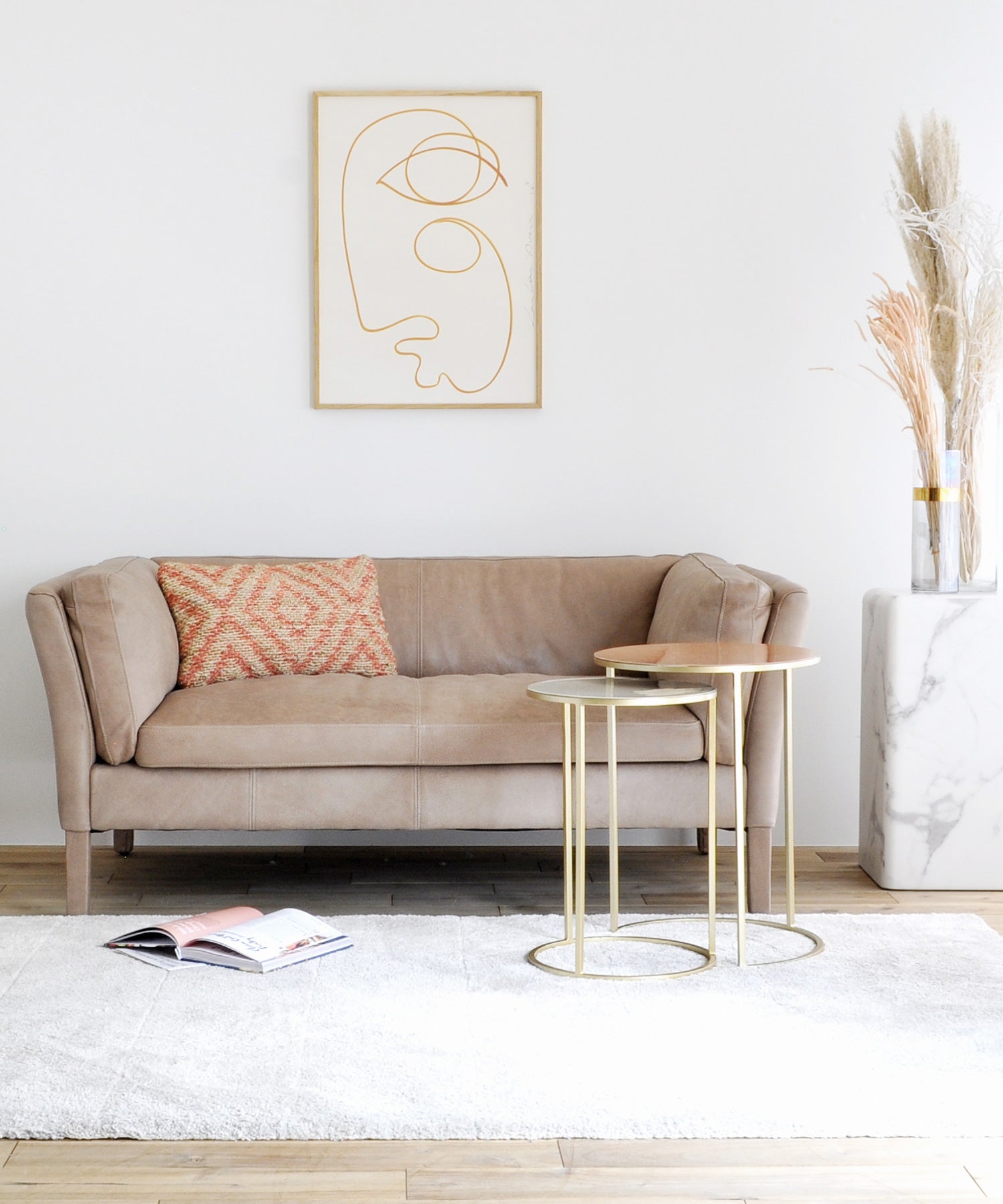 HALO（ハロー）WHITE HEAD 2P SOFA レザーソファ 2人掛け – TIMELESS