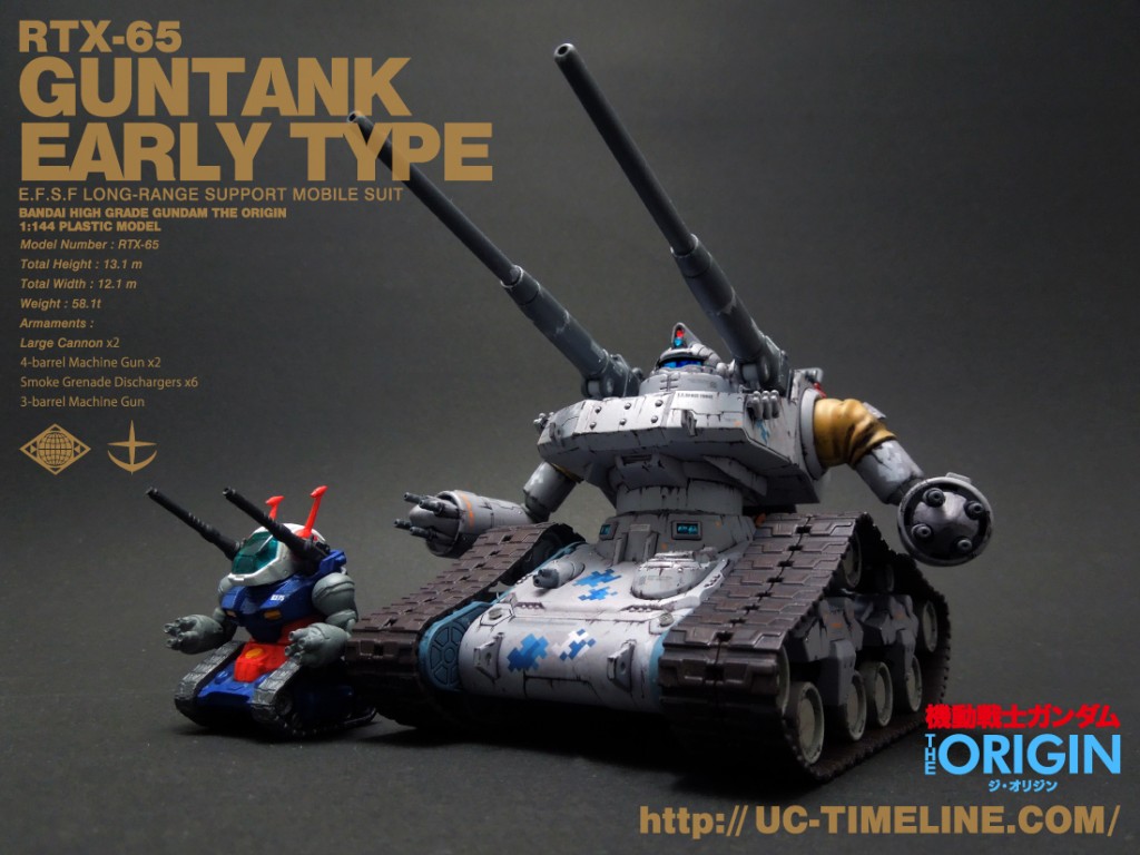 HG GUNDAM THE ORIGINRTX-65 ガンタンク初期型完成報告。 – UC