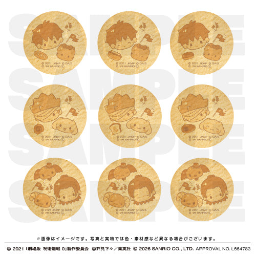 劇場版 呪術廻戦0×サンリオキャラクターズ クッキー風缶バッジ