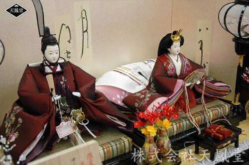 西陣織】クリスタル雛：平安天鳳作ひな人形・創美シリーズ