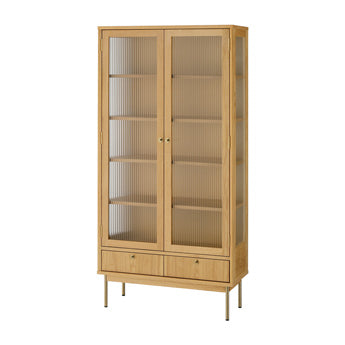 PUHUA(プフア) ガラスキャビネット W800 | リビング収納 | unico