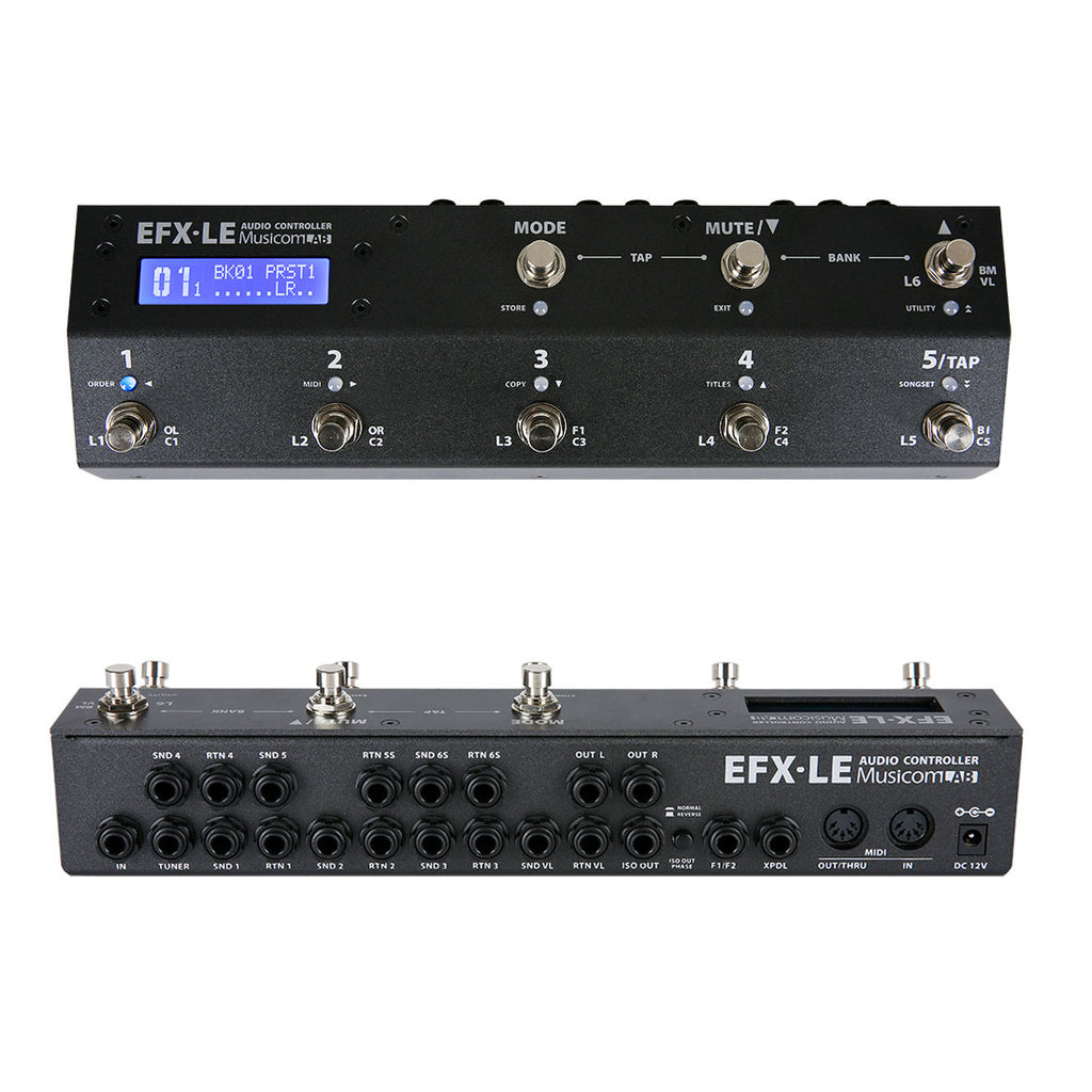 Musicom Lab EFX-LE Pedalboard Controller Switcher | Vision Guitar