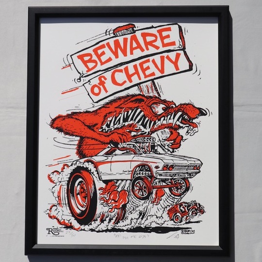 ED ROTH （エドロス） RAT FINK ラットフィンク 50枚限定 BEWARE OF