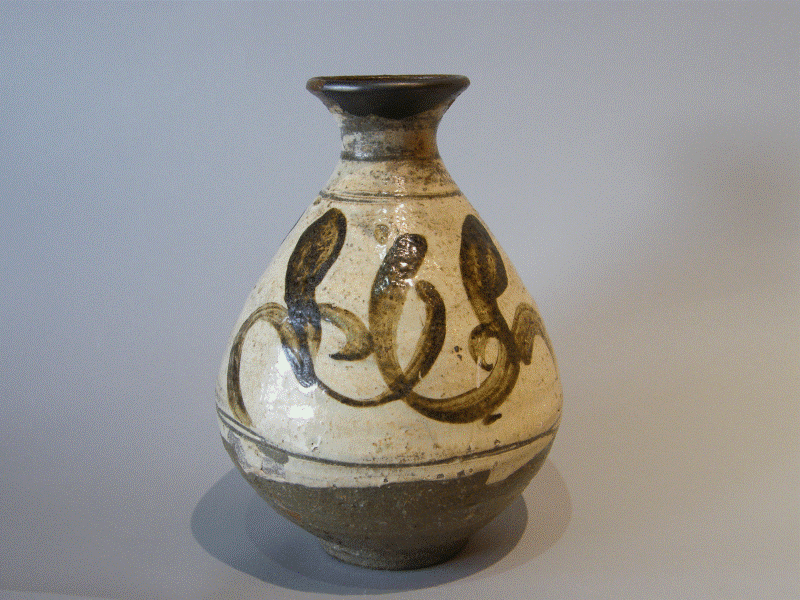 冨江洗心堂 - 鶏龍山鉄絵大徳利 | 古美術品専門サイト fufufufu.com