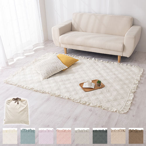 コットンケット 120×180cm ラグ マルチケット おしゃれ FRUTO