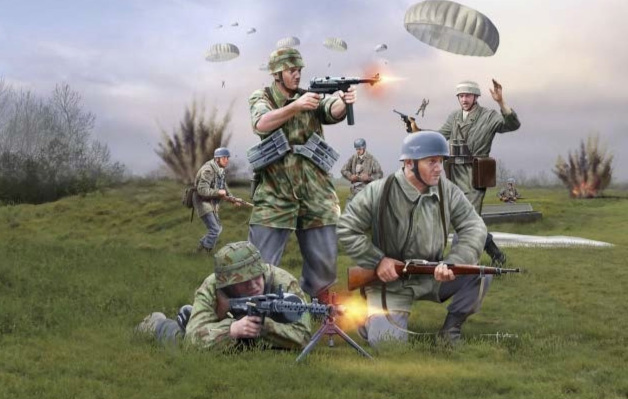 WWII ドイツ降下猟兵 | 株式会社 ハセガワ