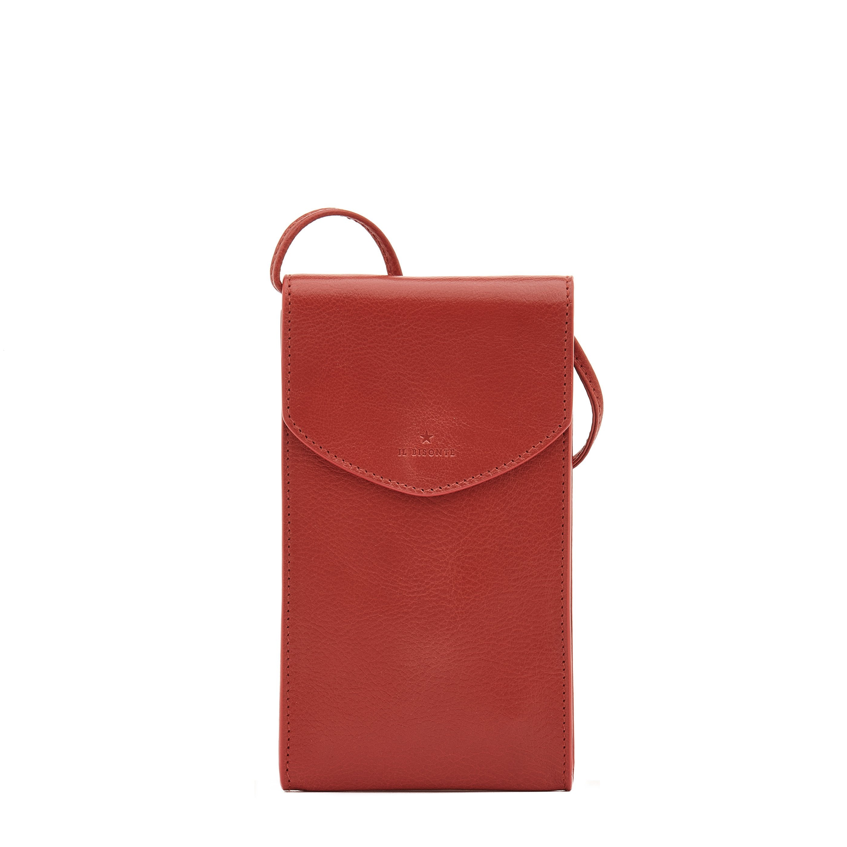 Bigallo | Women's case in leather color red – Il Bisonte