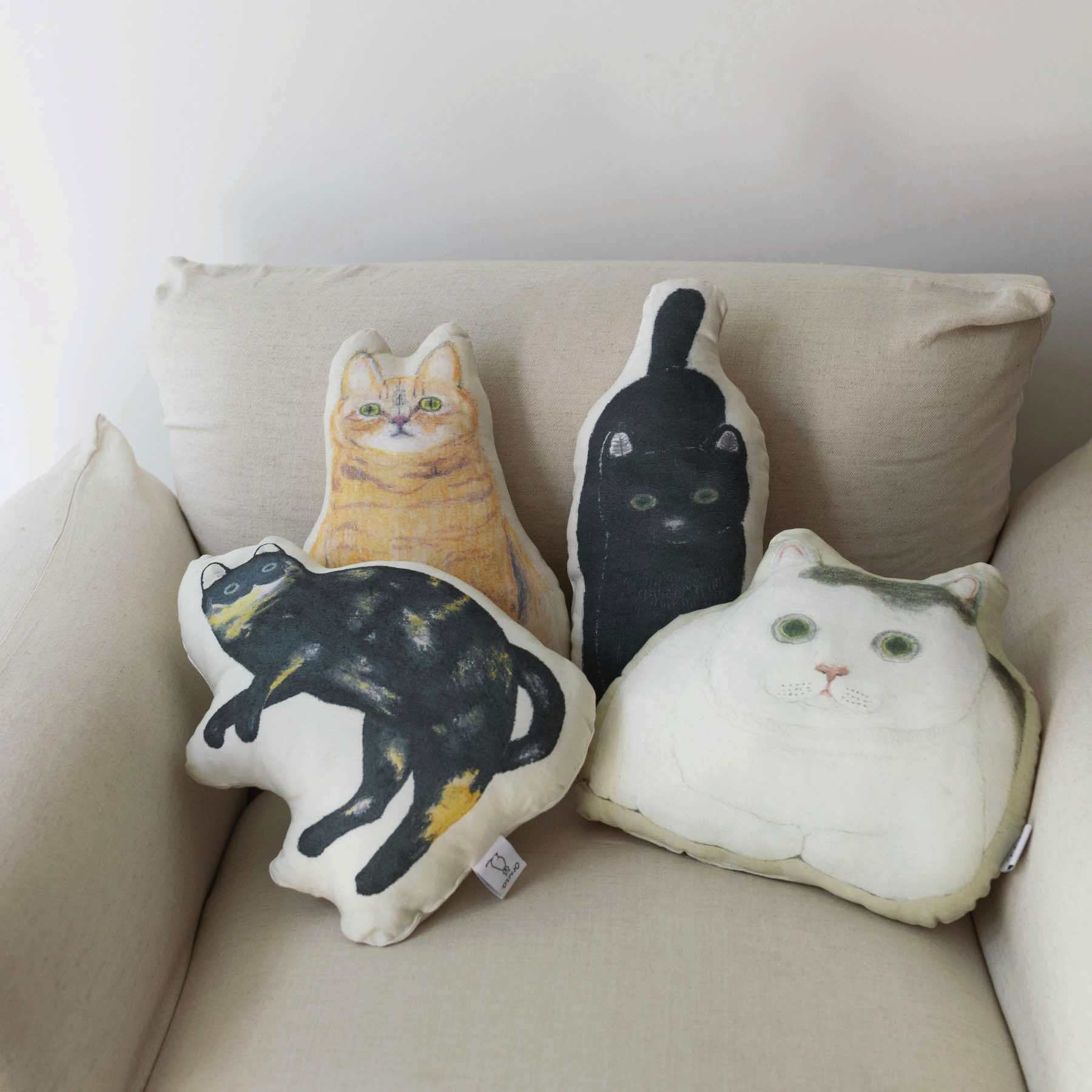 ado ネコクッション｜クッション｜オルネ ド フォイユ公式オンライン