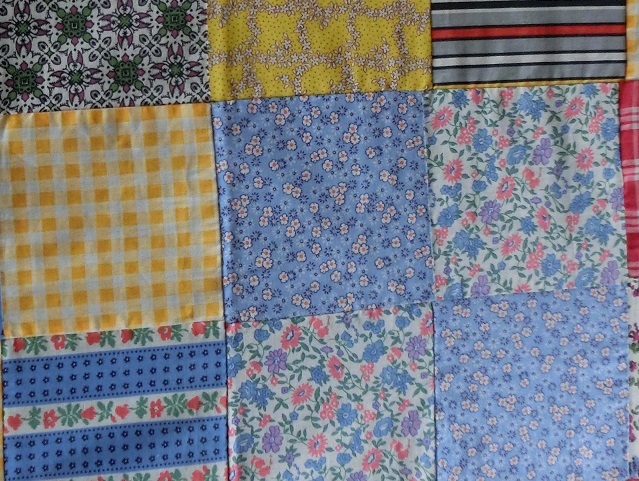 四角つなぎキルトトップ 192×260cm 商品詳細 フィードサック