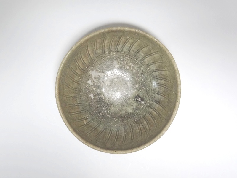 宋胡録 青磁印刻茶碗 仙遊洞