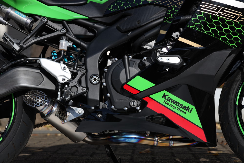 2022 Ninja ZX-25R / SE (2BK-ZX250E) POWERBOX FULL チタンブルー