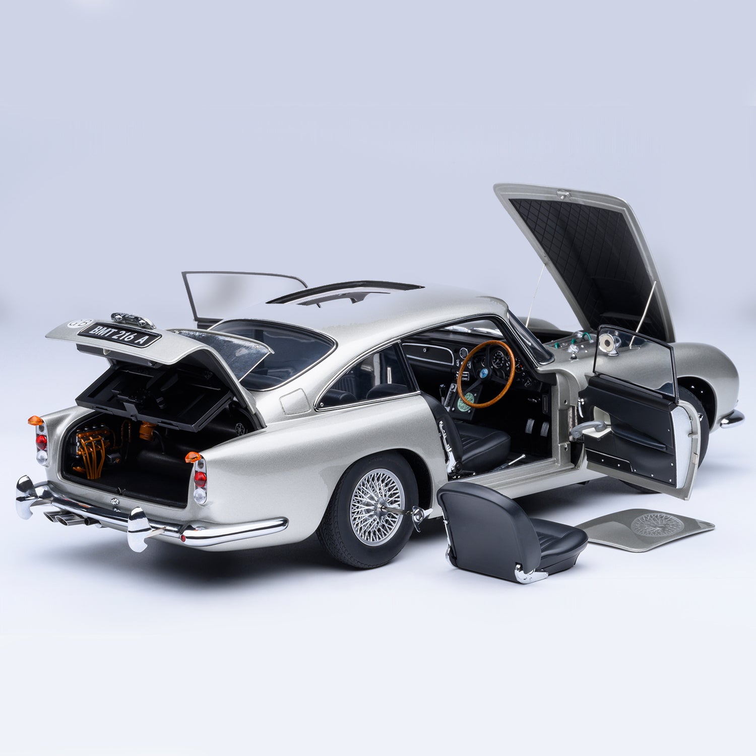 James Bond Aston Martin DB5 Model Car - Goldfinger Edition - By