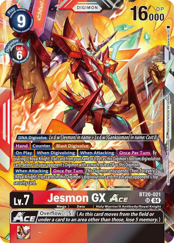 Jesmon GX ACE - Release Special Booster 2.5 - Digimon Card Game