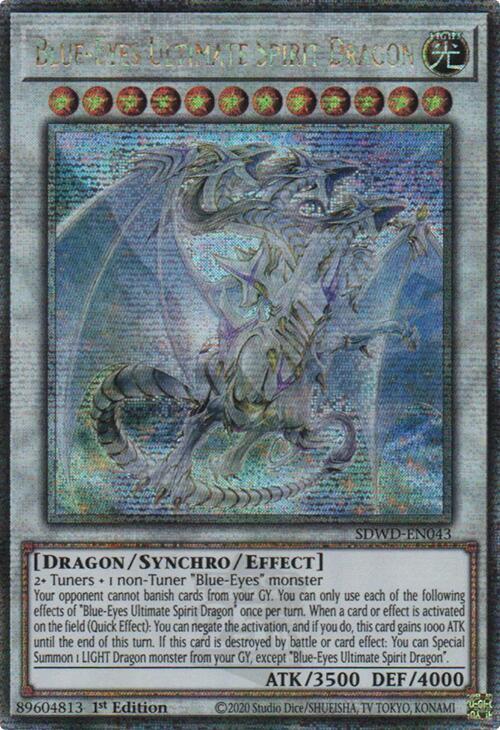 Blue-Eyes Ultimate Spirit Dragon (Quarter Century Secret Rare