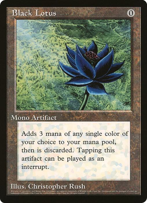 Black Lotus (Scrye Magazine) - Oversize Cards - Magic: The