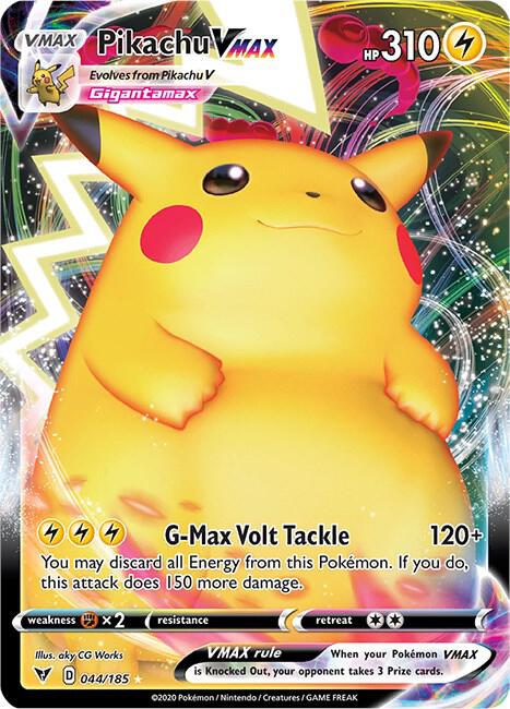 Pikachu VMAX - SWSH04: Vivid Voltage - Pokemon - TCGplayer.com