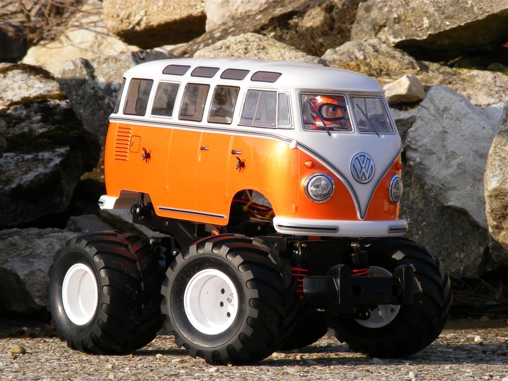 Willys new ride - the Volkswagen Type2 (T1) Wheelie - TamiyaBlog
