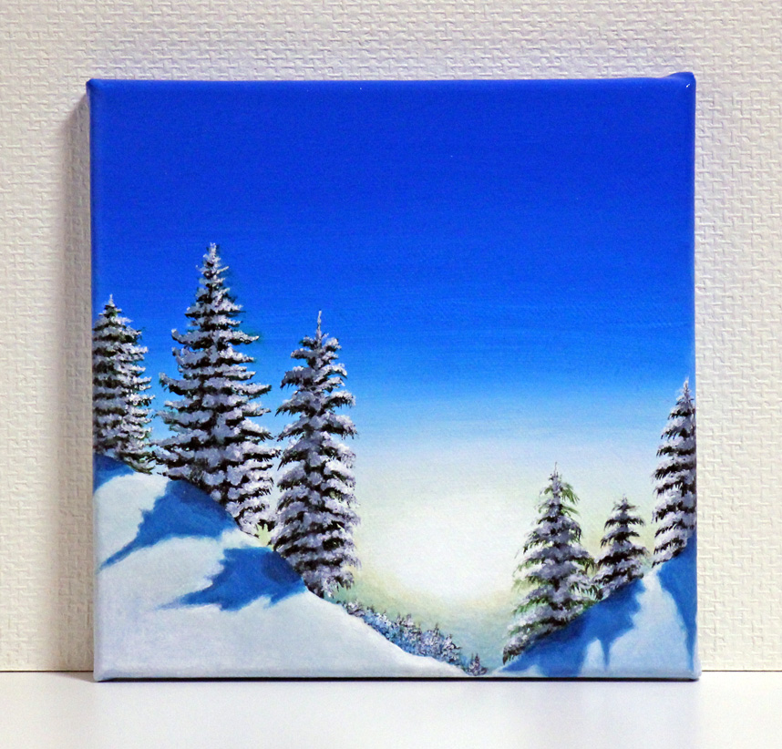 雪景色 | Yukari.Tanemura ｜インテリア絵画 アートの専門通販