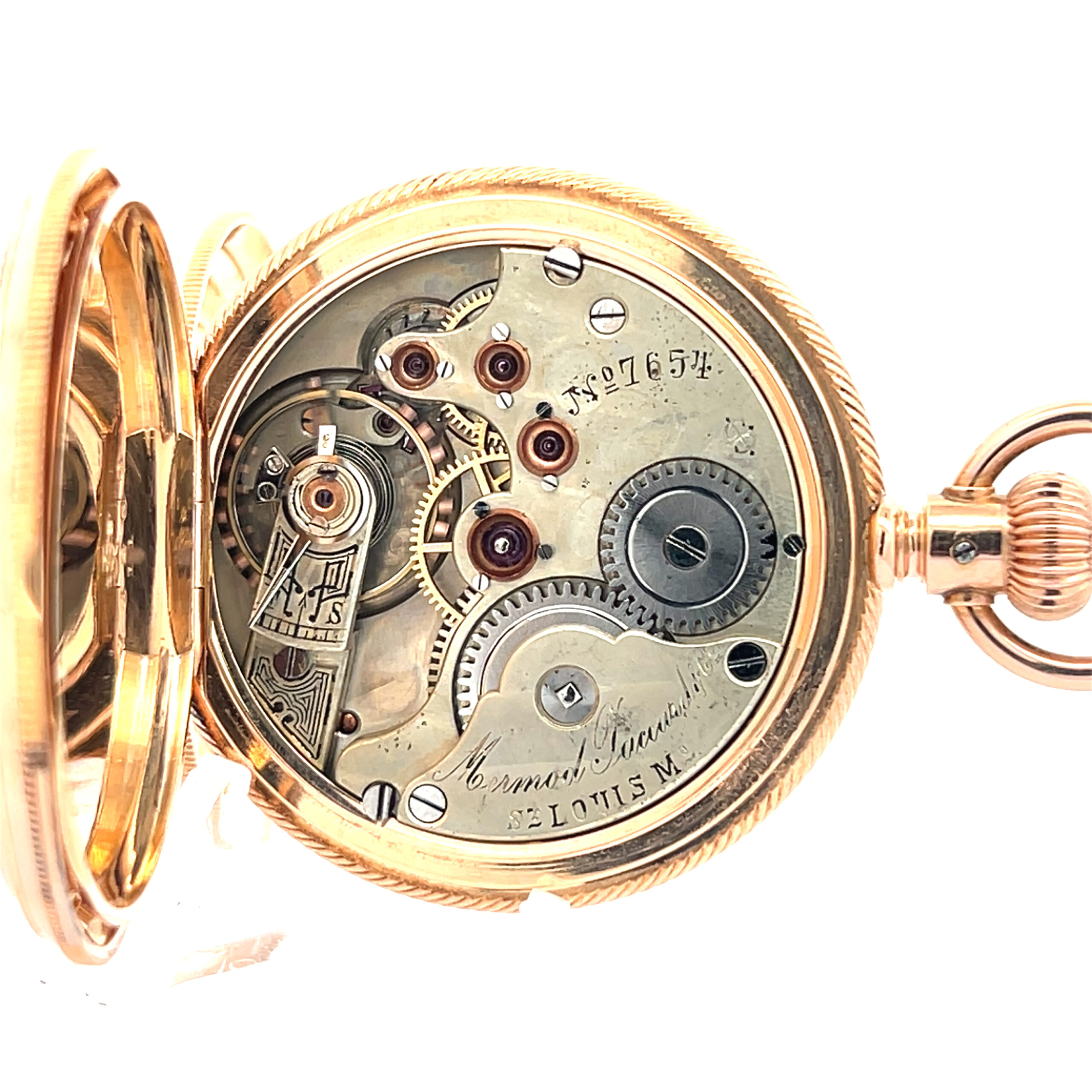 Antique 18K Mermod, Jaccard, & Co Pocket Watch - Timekeepersclayton