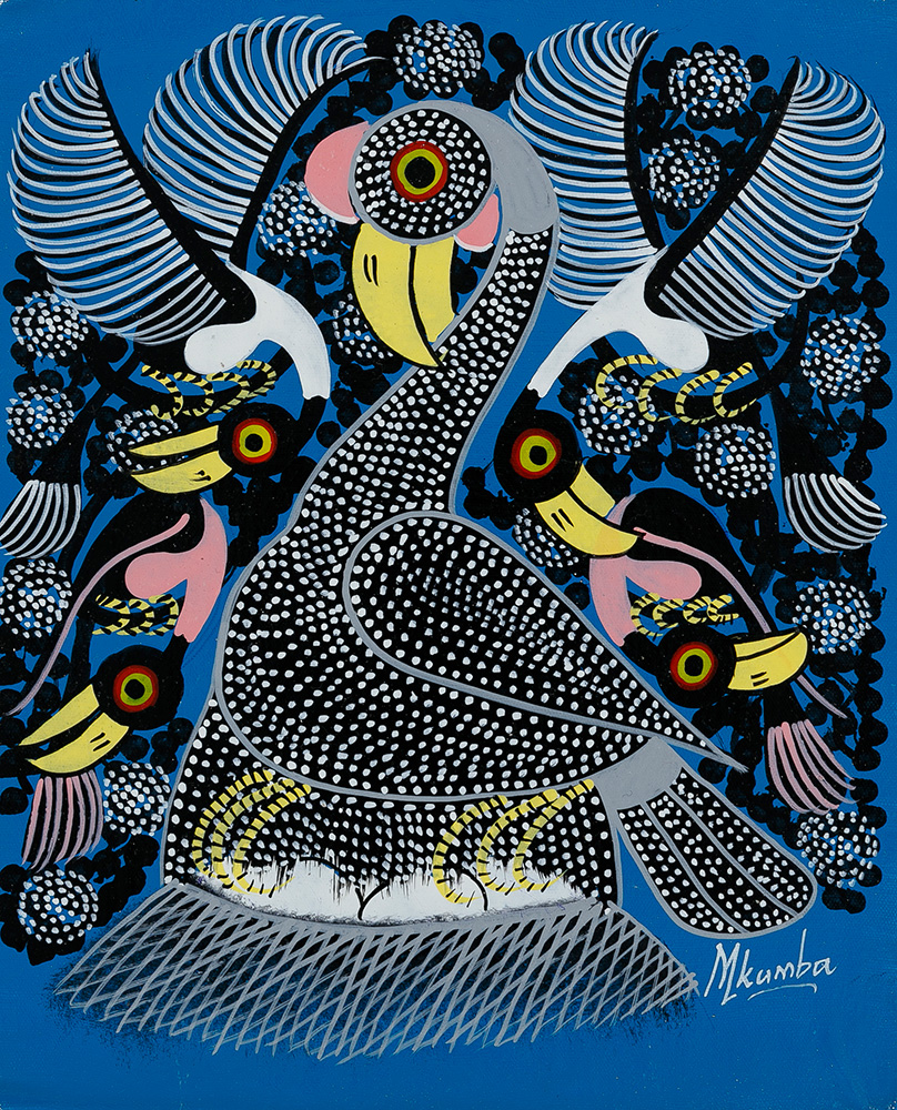 シマウマの親子/鳥 - ティンガティンガオンラインショップ