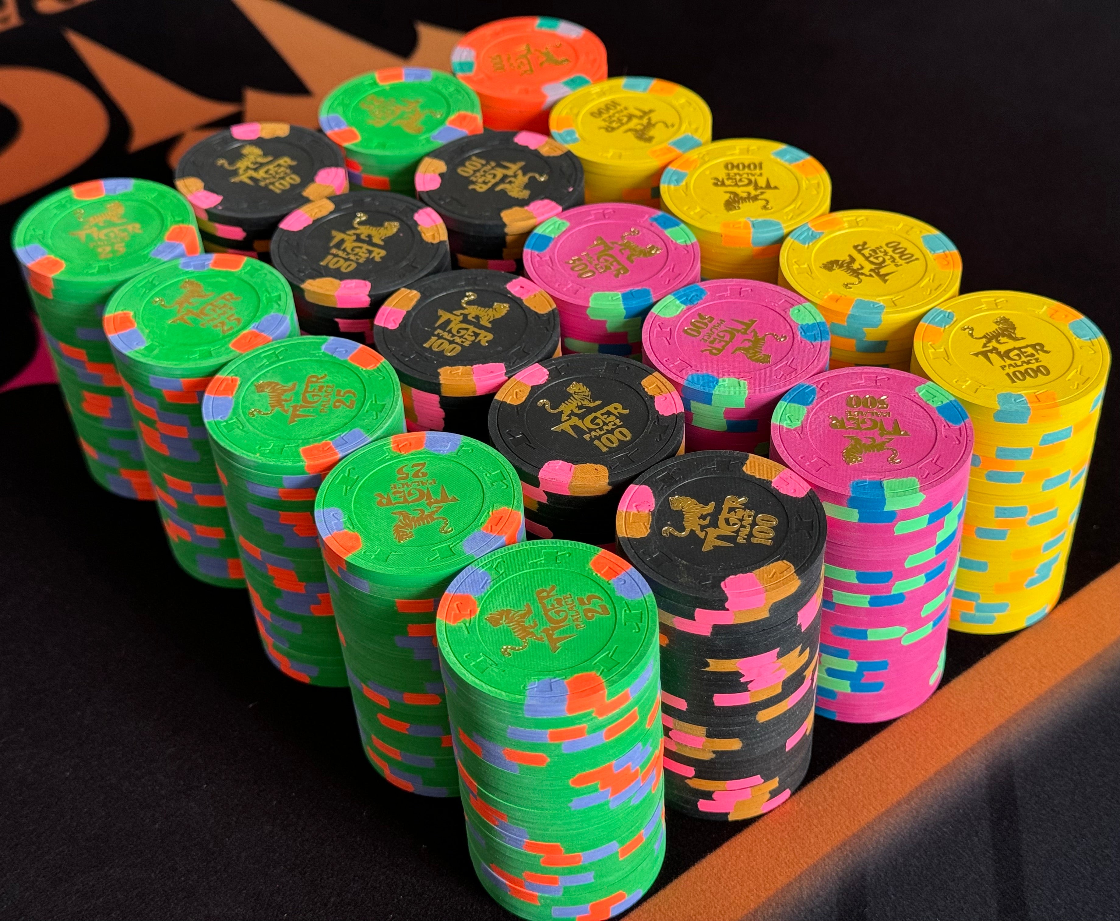Tiger Palace Tournament sets – Tiger Palace Poker Chips