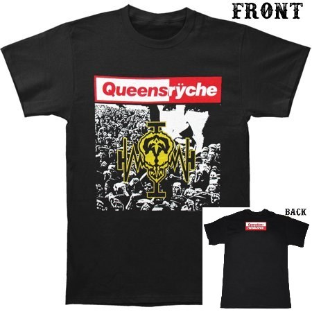 QUEENSRYCHE】ロックTシャツ メンズ バンドTシャツ メンズ QUEENSRYCHE
