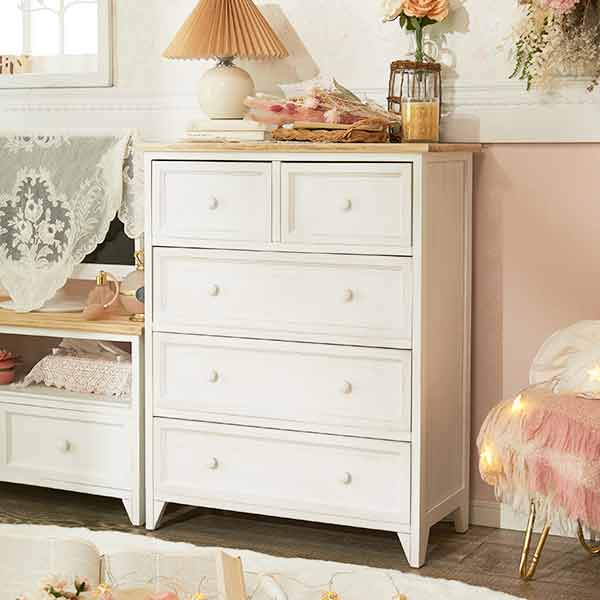 楽天市場】【P5倍！25日限定】【直送】フレンチカントリー風チェストE