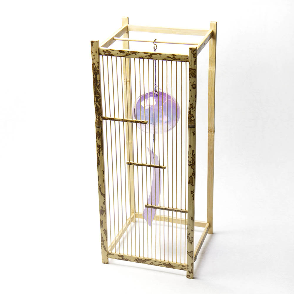 楽天市場】篠原風鈴本舗 江戸風鈴風鈴用 卓上竹スタンド ニュータイプ