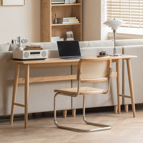 楽天市場】木製 デスク 書斎デスク 勉強机 学習机 学習デスク オーク材