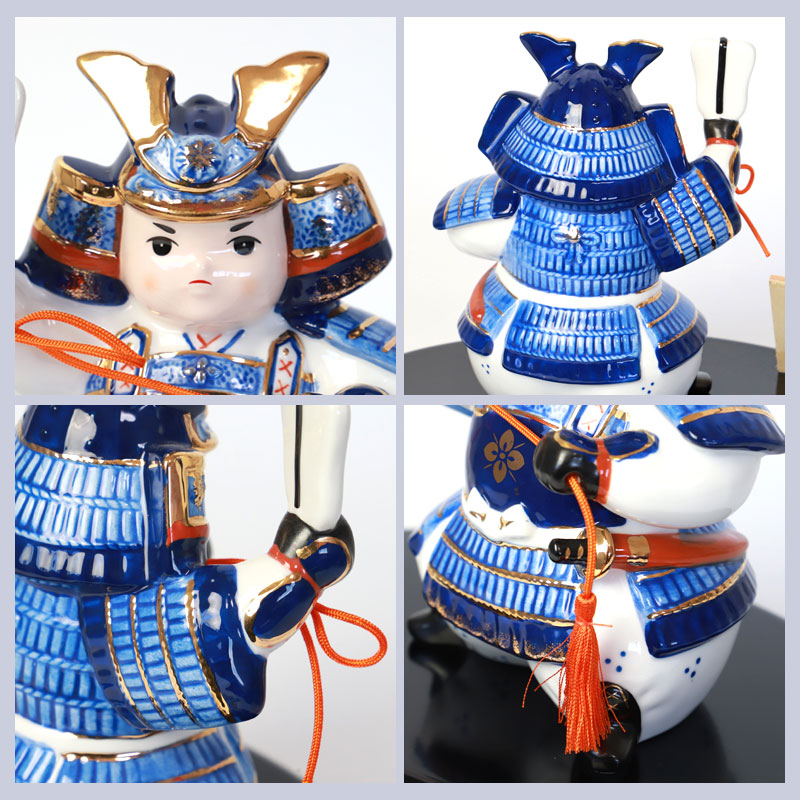 楽天市場】【5％クーポン配布中 23日まで】 五月人形 染錦出世大将