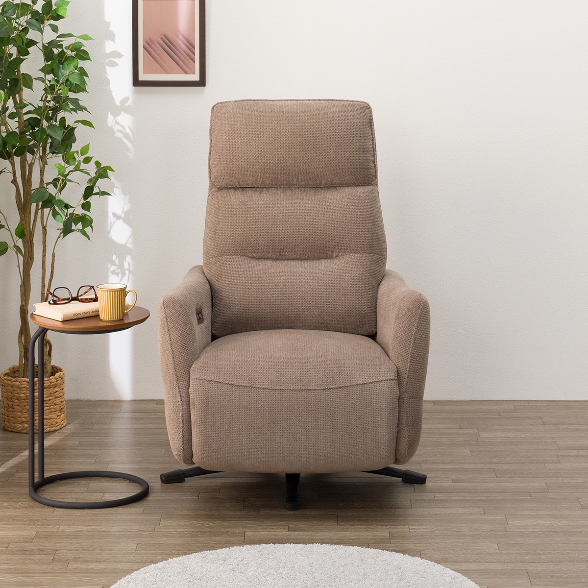 楽天市場】布張り電動リクライニングパーソナルチェア2台セット(LE01-3