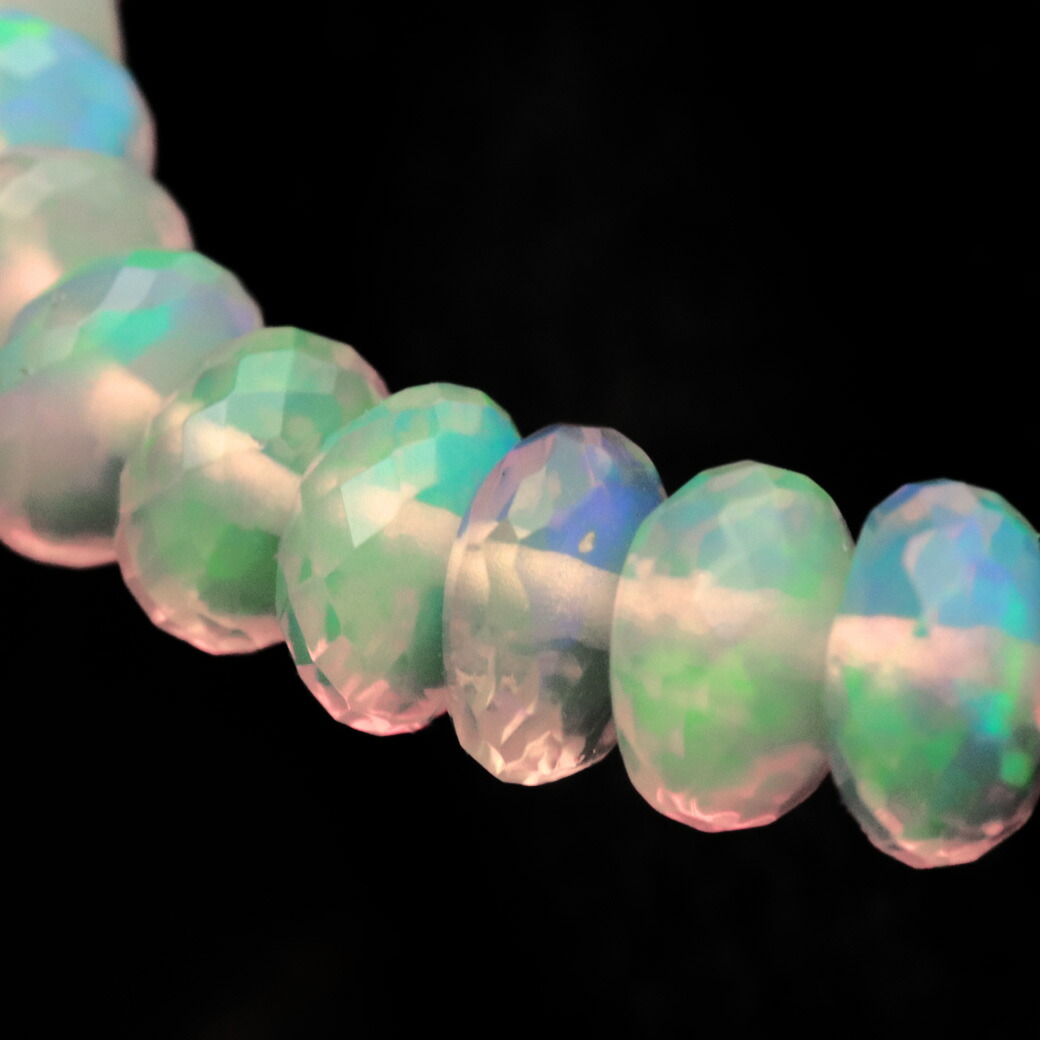 楽天市場】プレシャスオパール ブレスレット ボタンカット AAAAA