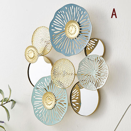 楽天市場】【値下げセール！】壁飾り ウォールデコ アイアン ミラー 花