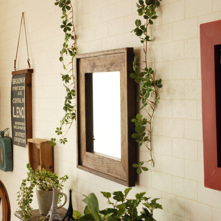 楽天市場】鏡 壁掛け ウォールミラー アンティーク Wフレーム ミラー