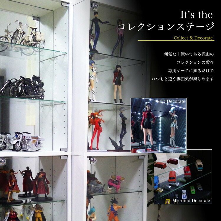 楽天市場】地球家具 コレクションラック DIO ディオ ワイド ロータイプ