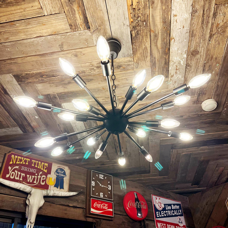 楽天市場】天井照明 SPUTNIK LAMP スプートニクランプ 18バルブ