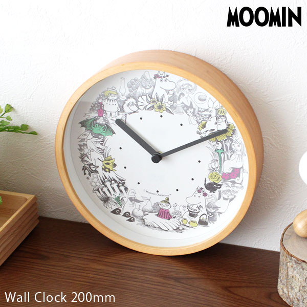 楽天市場】ムーミン ( MOOMIN ) 掛け時計 置時計 ウッド フレーム