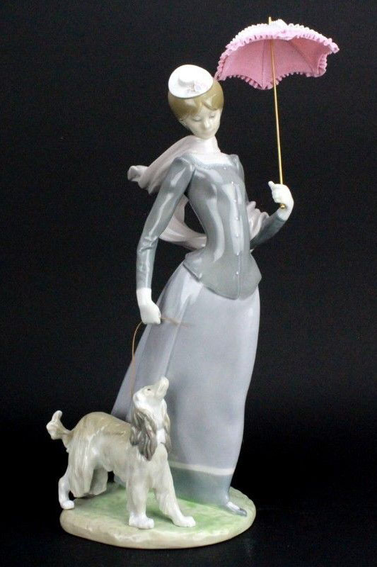 楽天市場】リヤドロ人形【リヤドロ】ショールの貴婦人8679 陶器人形