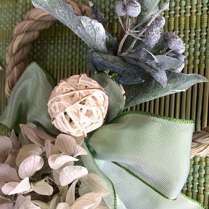 楽天市場】【2022ワンランク上のデザインしめ縄】おしゃれ しめ飾り