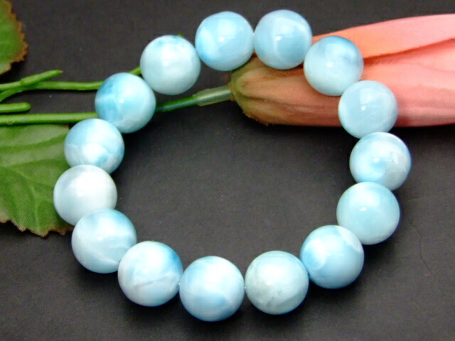 楽天市場】≪26737≫ 今月30％off○14mm ラリマー ブレスレット 内径