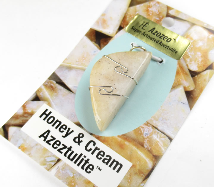 楽天市場】アゾゼオ ハニー＆クリームアゼツライト ペンダント【H&E社